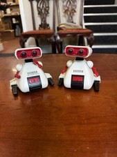 Two Tomy Dingbot My Robot OMS-B Vintage 1982 Untested