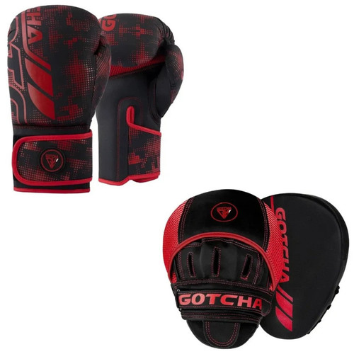 Boxing gloves and focus - focus, pads