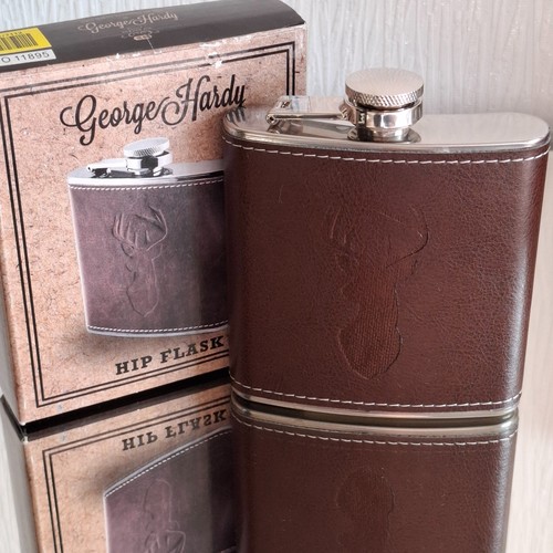 George hardy 6oz hip - george, flask