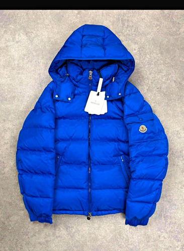 Moncler men blue hooded - moncler,
