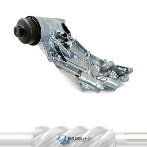 Oil cooler with housing