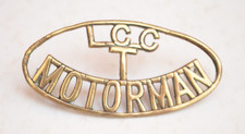 Tram Bus Cap Badge LCC Tramways Motorman/Driver