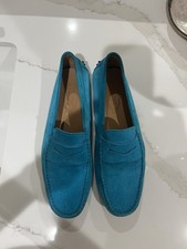 Tod's Blue Suede Men's Loafers