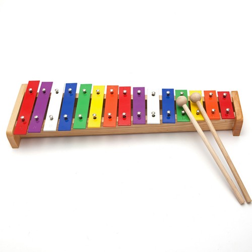 Notes xylophone colorful - b-15,