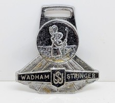 Vintage Wadham Stringer Coachbuilder Cars Key Ring Fob St Christopher Badge