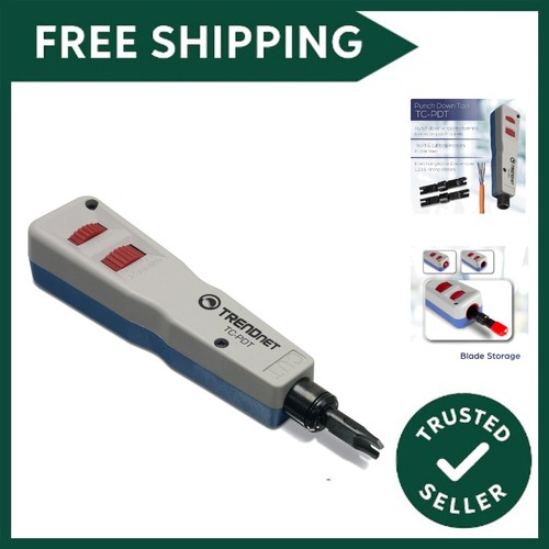 Punch down tool with - punch,