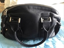 Modalu London Black Leather Hand Bag