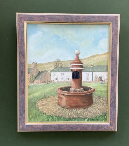 Original signed framed oil - signed,