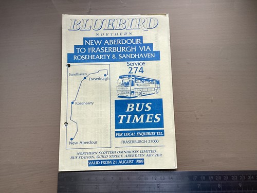 Northern scottish bluebird - scottish, bus