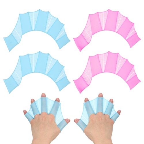 Silicone swimming gloves - silicone,