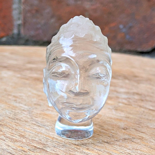 Crystal buddha head - buddha,