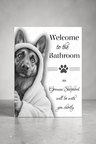 German shepherd welcome - welcome, the