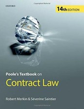 Poole's Textbook on Contract