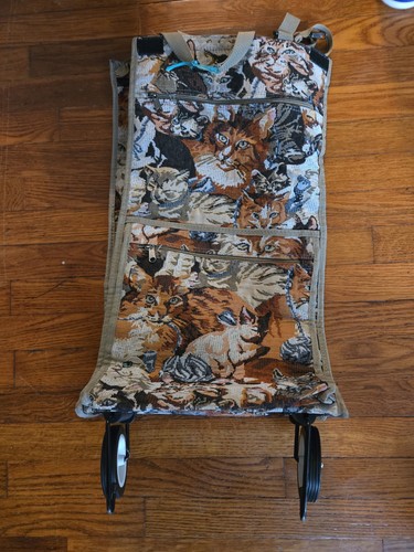 Vtg travel tapestry - travel, rolling