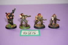 Warhammer 40k Imperial Guard Catachan Jungle Fighters x 4 - Metal