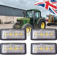 for John Deere 40-60,6000-8010 Series Tractors 4X LED Upper Cab Light Lamp 