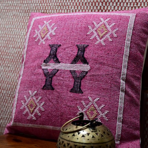 Handwoven sabra pillow cover - handwoven,