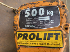 Electric chain hoist 500Kg