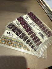 MINX PROFESSIONAL NAIL WRAPS SALON QUALITY TARTAN PLAID RATTLESNAKE STAR OF DAWN