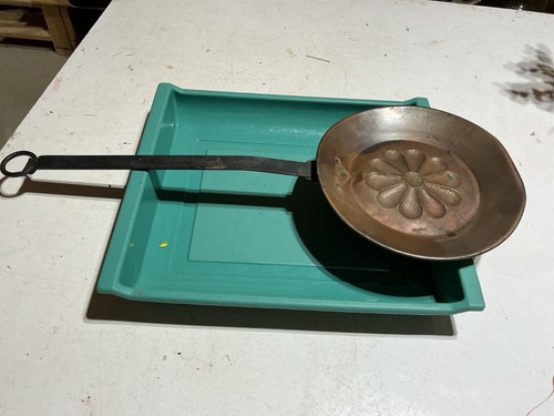 Vintage copper hearth chestnut - copper,