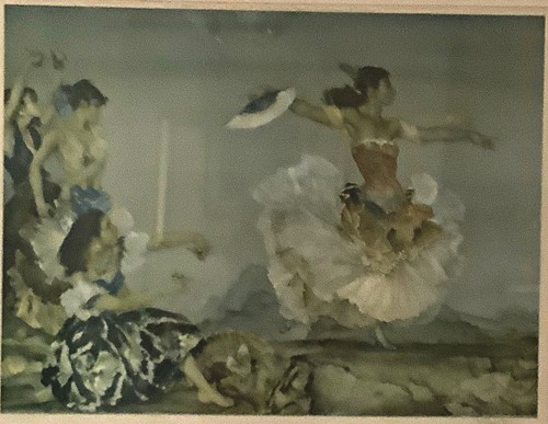 Framed ballerina ballet art - ballerina,