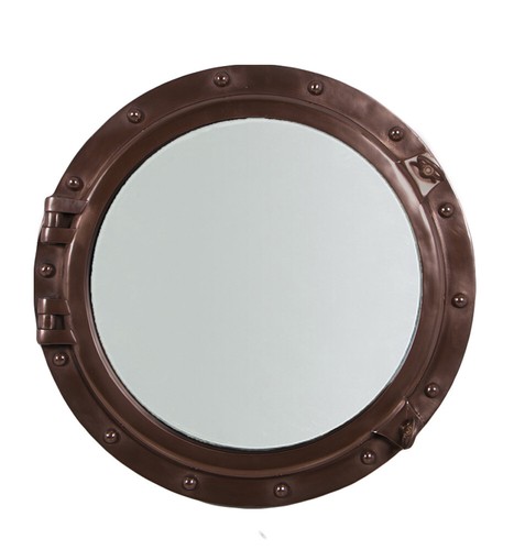 Large porthole accent - accent, mirror