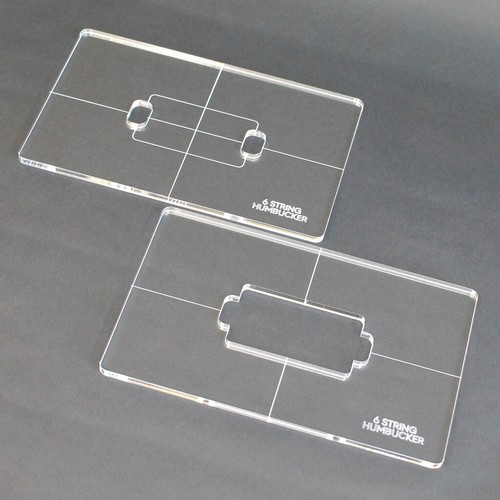 Guitar pickup routing template - pickup,
