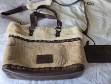NWOT Genuine Ugg Australia Sheepskin Bag With Purse and Shoulder Strap