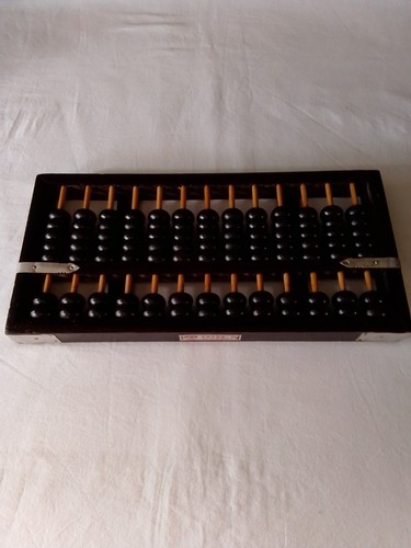 Vintage chinese wooden abacus - vintage,