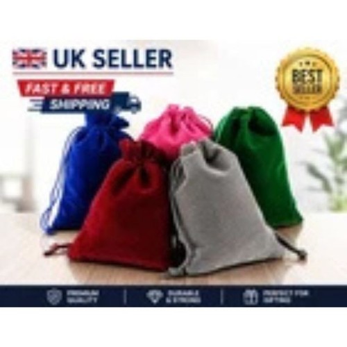 50pcs soft velvet drawstring - soft,