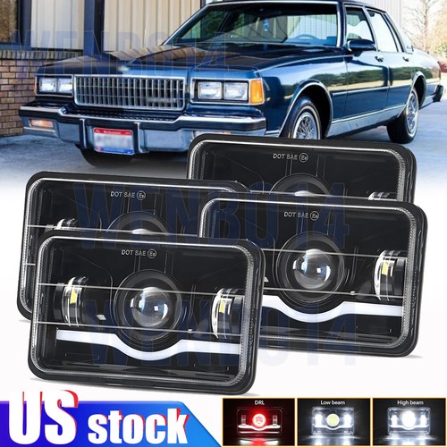 4pcs 4x6 led - led, headlights