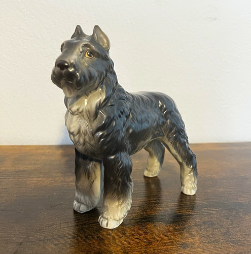 Vintage schnauzer porcelain - vintage,