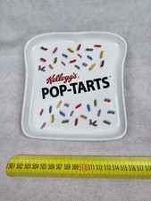 Pop Tarts Breakfast Bread Shaped Ceramic Toast Plate Kelloggs 2019 Novelty