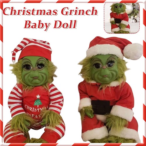 Christmas grinch baby - christmas, stuffed