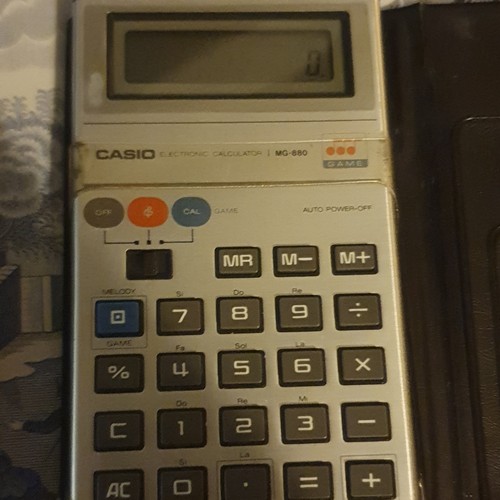 Rare vintage casio mg - 80's,
