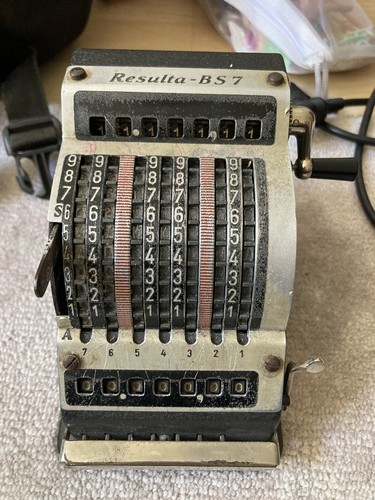 Vintage calculating machine - calculating,