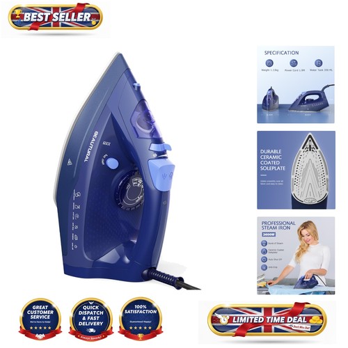 Self cleaning steam iron with - steam,