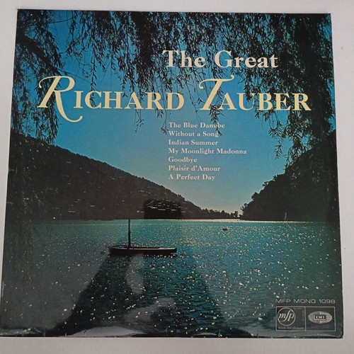 The great richard tauber - tauber, 12"