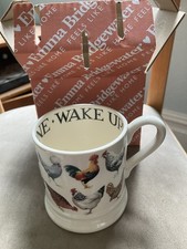 Emma Bridgewater  Hen & Toast Lots Of Chickens Half  Pint Mug With Box Crazed