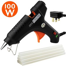 Hot Melt Glue Gun 100w Compatible with Sticks 11mm Professional Art & Craft UK