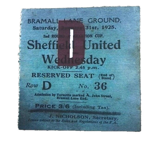 1925 cup sheffield - cup,