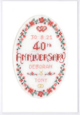 Cross stitch card for a Ruby