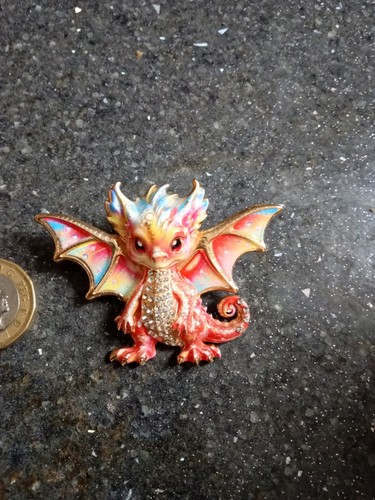 Beautiful dragon brooch - beautiful,