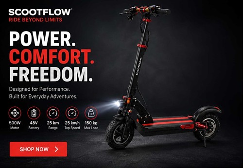 Scootflow electric scooter - electric,