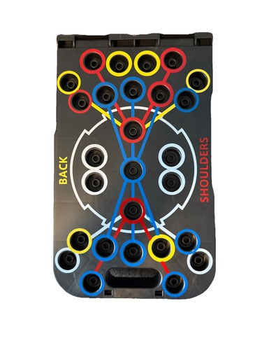 Color coded push - push, up