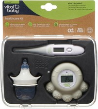 Vital Baby PROTECT Healthcare Kit for Baby - 3pcs Room and Bath Thermometer