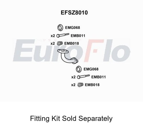 Pipe front exhaust - front, system