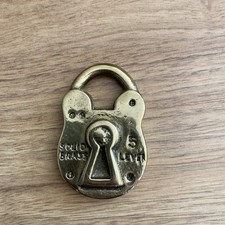 Vintage Brass Faux Padlock