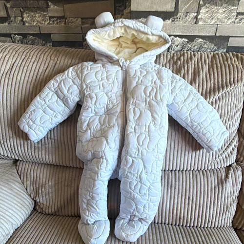 George blue quilted hooded - george,