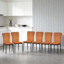 4/6pcs Dining Chairs Padded